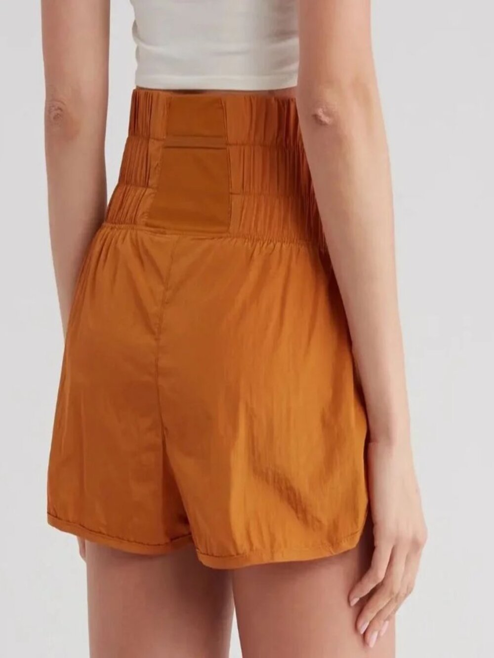 FP Movement The Way Home Shorts Toasted Coconut Orange - Picture 2 of 8